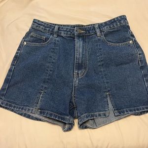 denim shorts